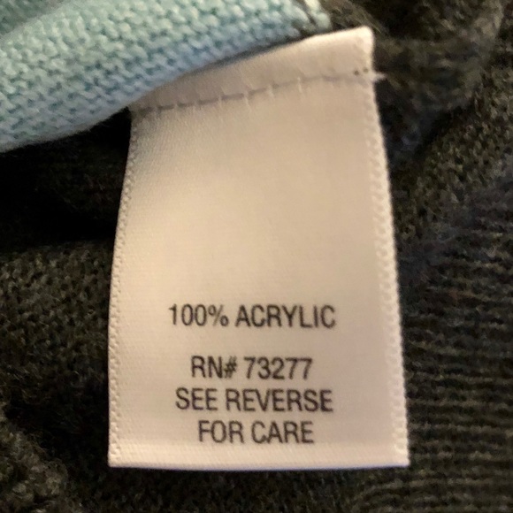 Croft&Barrow Cardigan Sweater Argyle Print - Picture 7 of 8